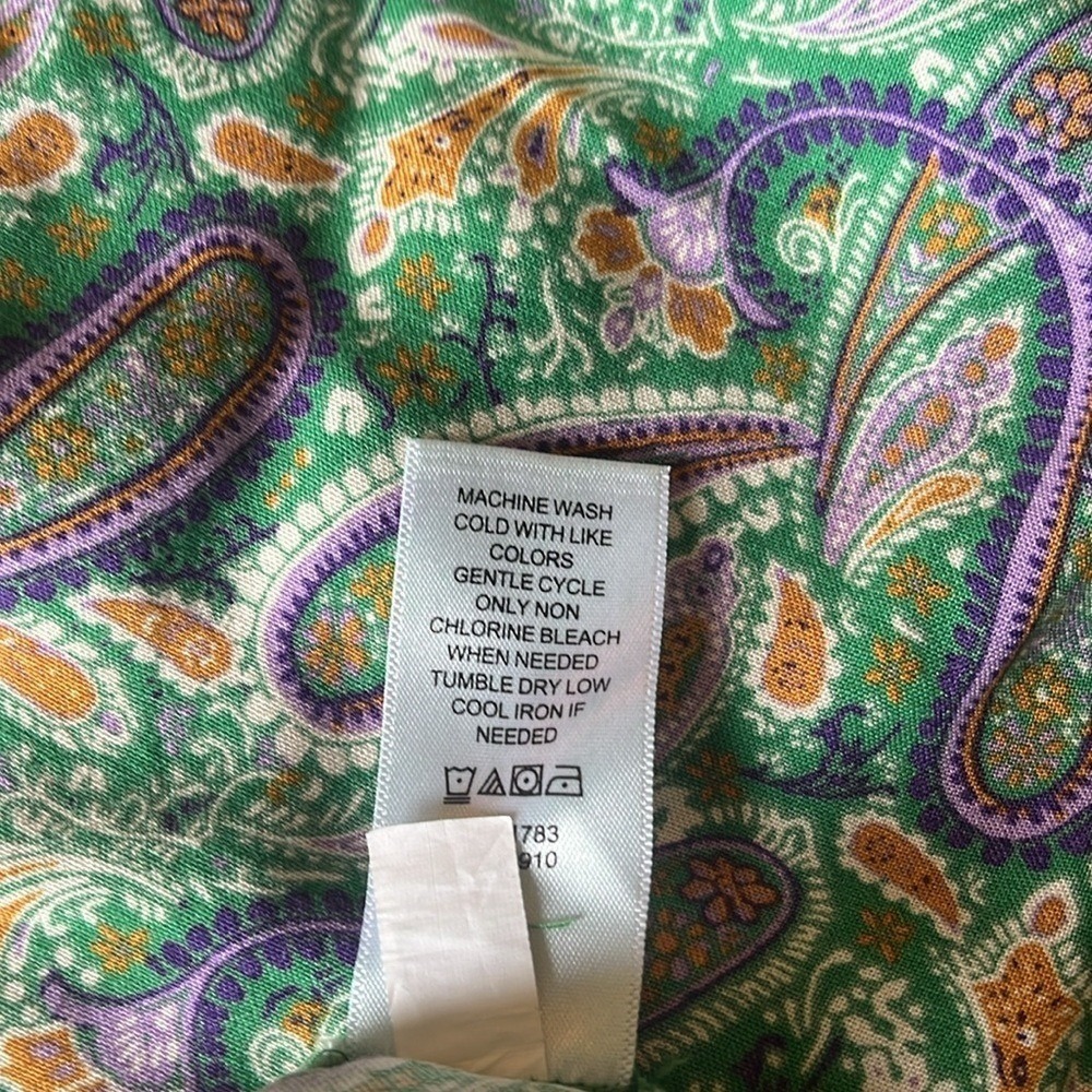 💚 Size 2X, Maurices Green & Purple sleeveless high neck with matching camisole - Picture 10 of 11
